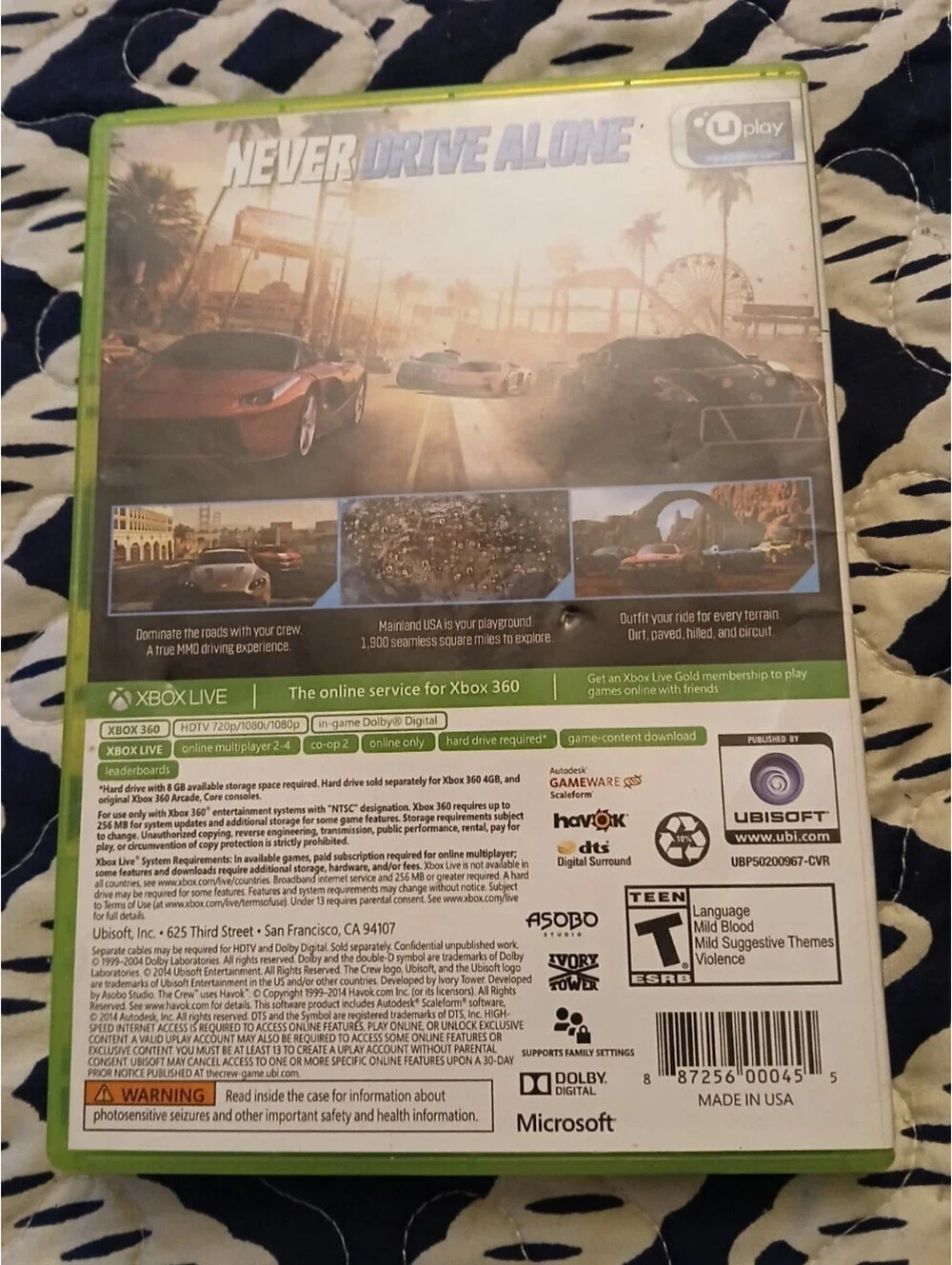 The Crew (Microsoft Xbox 360, 2014)